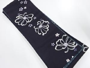 未使用品　花模様　半幅帯